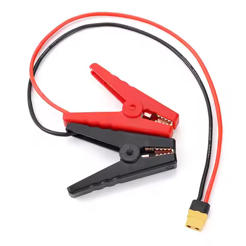 14AWG 50cm Alligator Clip to T Plug/XT60 Female Plug Cable Wire For ISDT Q6 Charger Spare Part DIY A