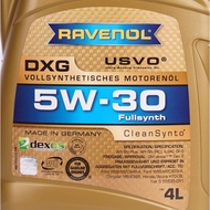 German Ravenol DXG 5W-30 USVO Front 4+5 Type Fully Synthetic Motor Oil 5W30 4L Front Ravenol