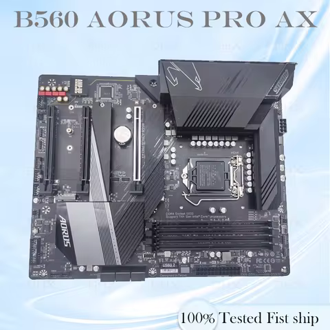 For GIGABYTE B560 AORUS PRO AX Motherboard Intel B560 LGA 1200 DDR4 ATX M.2 Mainboard Mainboard 100%