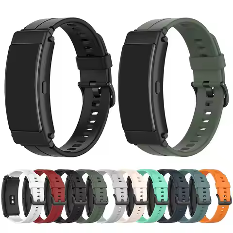 Silicone Watch Band for HUAWEI TalkBand B7 B6 B3 Keep B4 Bracelet Strap 16mm Sport Wristband for Hua