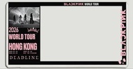 blackpink 演唱會門票卡套