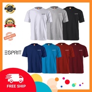 ESPIRIT Logo T-shirt Cotton T-shirt Unisex Boy & Girl Short sleeves Baju ESPIRIT Cotton Lengan Pende