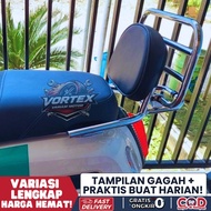Yamaha Fazzio Back Rack Plus Foam Cushion/Backrack Fazzio Neo Yamaha Fazzio Lux/ Yamaha Fazzio Motor