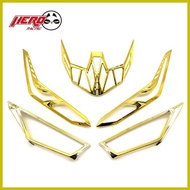 ● ♨ ▥ Honda Click 125/150 Garnish Set 3 in 1 Headlight Cover Signal Light Cover Tail Light Cover