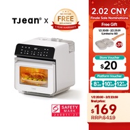 TJean 1550W Multifunctional Smart Household Visual Steam Oven Air Fryer Oven Toaster Steamed Rice&Fi