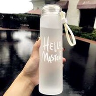 1pc 480ml Portable Water Bottle, Simple Plain Color Plastic Water Cup For Indoor And Outdoor