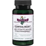Vitanica Cortisol Relief, Dr. Formulated , Stress, Cortisol Manager Supplement, Vegan, 60 Capsules (