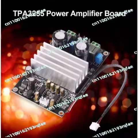 For 4-8ohm Car Home Theater Speaker Subwoofer 300W+300W Class D TPA3255 Digital Power Amplifier Boar