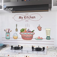Cabinet Stickers 1 Sheet 300*90 Cm. 60*90cm. 1 Of Waterproof And Oil-Proof For Kitchen