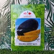 Paket 20g GOLDEN SWEET 80 F1 Panah Merah Biji Benih Tembikai Madu Kuning F1 Hybrid Watermelon Seeds 