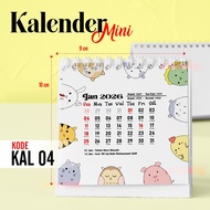 Artomaringi Mini Calendar 2025 / 2026 Desk Calendar 2025 / 2026 Code KAL04