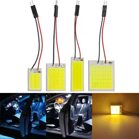 C5W LED Bulb T10 Festoon COB Car Interior Accessories 18/24/36/48SMD 12V Car Interior Panel LED Ligh