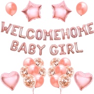 (SG Seller) Welcome Home Baby Balloons, Welcome Home from Hospital Decorations, Welcome Baby, Baby Balloons
