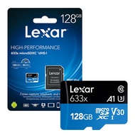 MicroSD Lexar 64G 128GB class 10 UHS-I memory card - speed 100MB/s, used for genuine cameras, camera