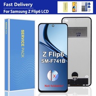 Tested Z Flip6 5G SM-F741 F741U1 For Samsung For Z Flip 6 LCD Display Touch Screen Digitizer Assembl