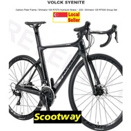 VOLCK Carbon Fiber Road Bike SYENITE Full Shimano 105 R7000 Groupset Hydraulic Brake (22 Speed/9kg)