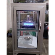 Door display case with 1 hinge. 2 layers, size 30x30x50