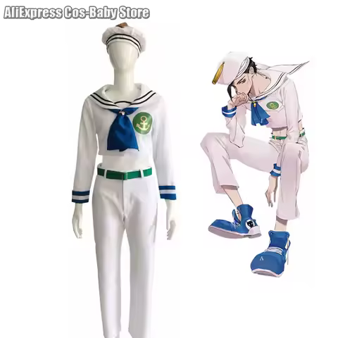 Anime Bizarre Adventure Jojolion Higashikata Cosplay Costume Josuke Gappy For Women Men School Sailo