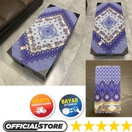 Taplak Meja Ruang Tamu Set Kain Batik Persegi Empat Kotak Ukuran 110 x 105 Bahan Katun Halus Table R