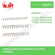 COMB BUSBAR / BUSBAR SISR SCHNEIDER 1P 2P 3P 63A EZ9XPH112/212/312 ORIGINAL