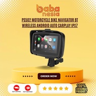 PS502 MOTORCYCLE BIKE NAVIGATOR BT WIRELESS AUTO CARPLAY IPX7-Megavia Store