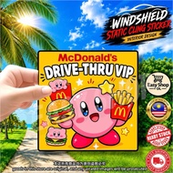 DRIVE THRU VIP Windshield Sticker Tampal Lekat Dalam Cermin Car Sticker Interior Design Decorations 