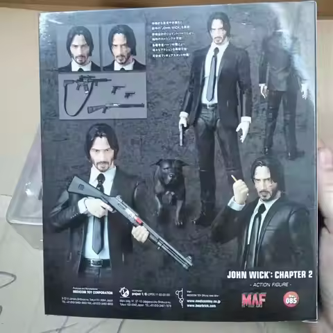 Maf085 John Wick: Chapter 2 & Maf212 John Wick: Chapter 4 Reissue Assembly Model Action Figures Gent