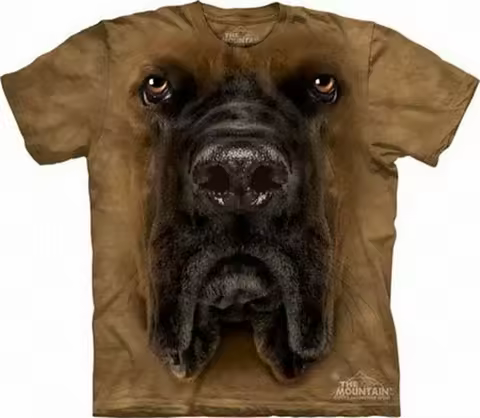 Funny Animal Dog Face 3D Print Tshirts Men Womens Summer Novelty T Shirt Y2k Clothing Casual Kids O 