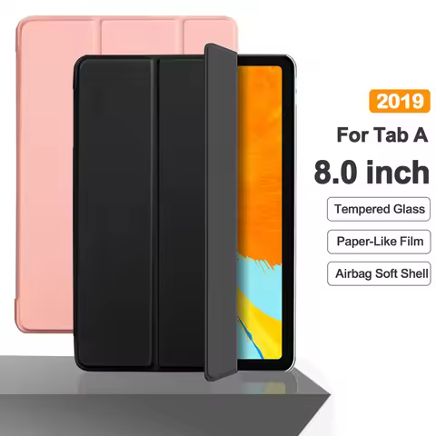 Flip Tablet Case For Samsung Galaxy Tab A 8.0 2019 T290 Funda PU Leather Smart Cover For Tab A8 SM-T