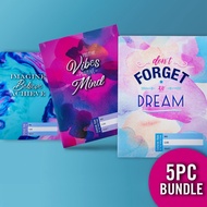 Inspirational A5 Notebook Exercise Jotter Book Diary Creative Book with Lines for School Stationery 