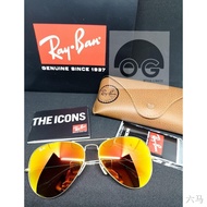 ▬▽ORIGINAL SUNGLASSES AVIATOR MERCURY MIRROR 3025/3026