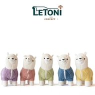 Letoni-Alpaca plush/​Premium stuffed alpaca/Lamb doll/Colorful alpaca plush toy//Decorations