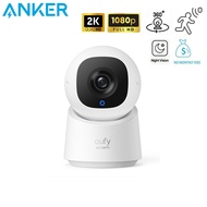 Anker T8W11 eufy Security Indoor Cam C220, 2K Resolution Security Camera with 360° PTZ, Plug-in Secu
