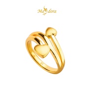 MASDORA 999 Gold Ring Rings Cincin Emas ~ Matte Love Galaxy (EMAS 999/24K)