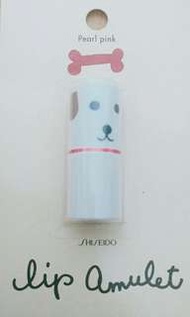 SHISEIDO可愛狗仔護唇膏 （珍珠粉紅）2.3g