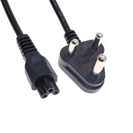 SABS South Africa plug to IEC320 C5 Cloverleaf Lead Power Cable, South africa Adapter Power Supply C