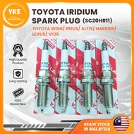 TOYOTA NEW (90919-01253) (SC20HR11) IRIDIUM SPARK PLUG TOYOTA ALTIS / WISH ZGE20 / MYVI / HARRIER ZSU60 /VIOS NSP151