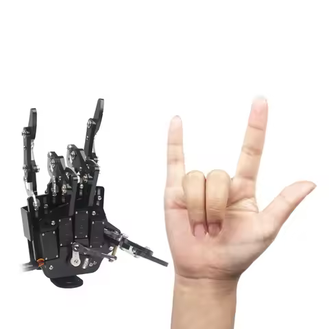 Hiwonder Uhand2.0 Five Finger Mechanical Arm Hand Claw Robot Kit Independent Movement Diy Anti-Block