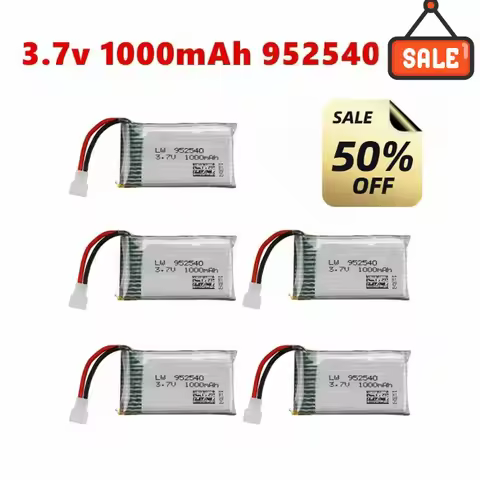 3.7v 1000mah 25C 952540 lipo battery For Syma X5 X5C X5C-1 X5S X5SW X5SC V931 H5C CX-30 CX-30W RC Qu