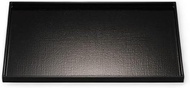 J-kitchens Obon 16.5 inches (4 cm), Flat Grow Hand Grain Tray (Bon Tray, Bon), Black, Non-Slip, 16.5