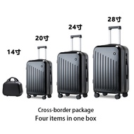 行李箱三件套拉杆箱万向轮旅行箱14/20/24/28寸四件套装