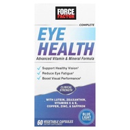Force Factor, Complete Eye Health, Advanced Vitamin &amp; Mineral Formula, 60 Vegetable Capsules