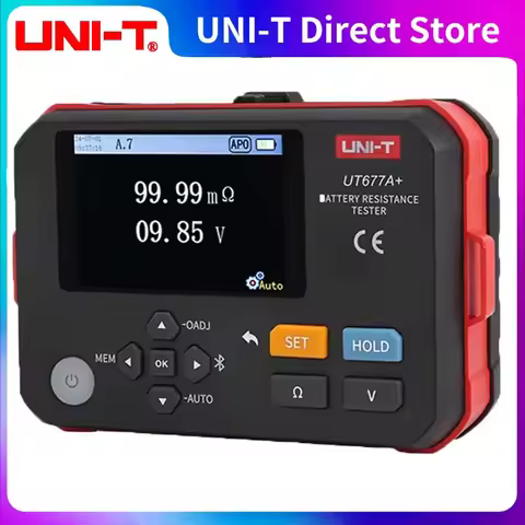 UNI-T UT677A+ Automotive Battery Tester Charging Battery Internal Resistance Tester Health Testing o