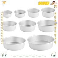 SUHU Cake Bake Pan, Aluminum Alloy Round Cake Tin,  4/5/6/7/8/9/10 Inch Heat-Resistant Non-Stick Cak