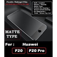 Huawei P40 Pro Plus P30 P30 Pro P20 / P20 Pro Hydrogel Matte Soft Screen Protector Film