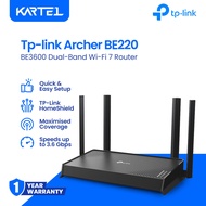 TP-Link Archer BE220 BE3600 Dual-Band Wi-Fi 7 Router