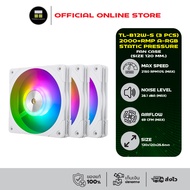Thermalright TL-B12W-S (3 PCS) 2000+RMP A-RGB Static Pressure Fan Case (size 120 mm.) ประกัน 3 ปี
