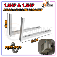 AIRCOND OUTDOOR BRACKET CHROME 1.0HP - 1.5HP 1SET 1HP - 2HP AIR COND BRACKET AIR CONDITIONER