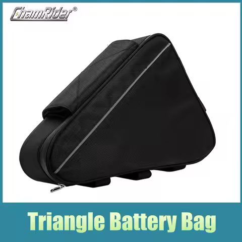 Ebike Triangle Battery Bag Black Frame Electric Bicycle 36V, 48V, 60V, 72V,Triangle Bags, Max Load 1