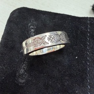 Chrome Hearts 克羅心 十字花雙寶劍戒指 size 9